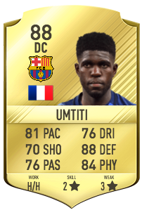 Samuel Umtiti Potentiel