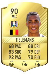 Youri Tielemans Potentiel